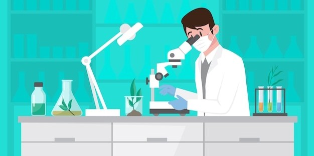 Technician analyzing blood samples in a diagnostic laboratory to ensure accurate and high-quality test results.